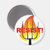 Resistance Torch and Pitchfork Magneet (Voorkant / Achterkant)