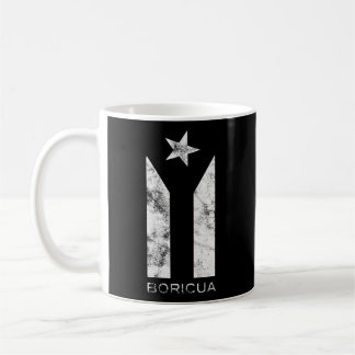 Resiste Boricua Puerto Rico Puerto Ricaanse zwarte Koffiemok