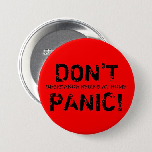 Resistentie begint thuis met Button (Voorkant /achterkant)