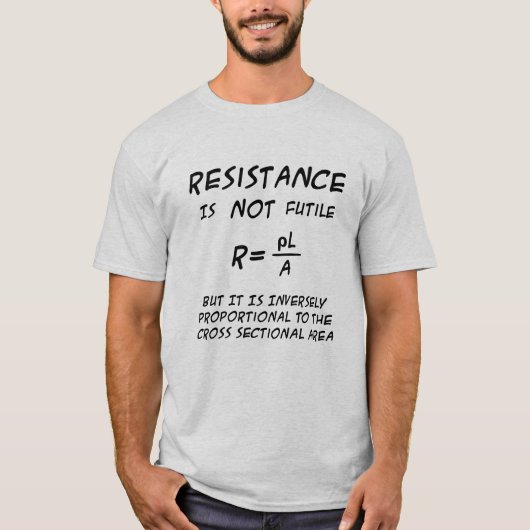 Resistentie-Humor T-shirt (Voorkant)