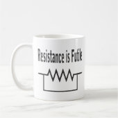 Resistentie is Futile Koffiemok (Links)