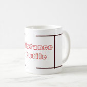 Resistentie is Futile Koffiemok (Voorkant rechts)