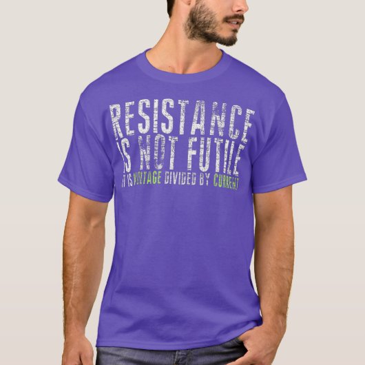 Resistentie is geen nuttige radiografische t-shirt (Voorkant)