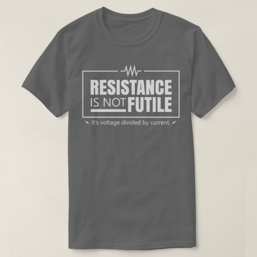 Resistentie is geen vervanging 1 t-shirt (Design voorkant)