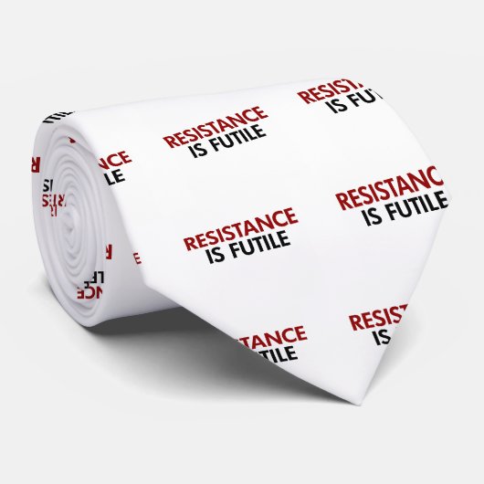 Resistentie is handig T-shirt Stropdas (Opgerold)
