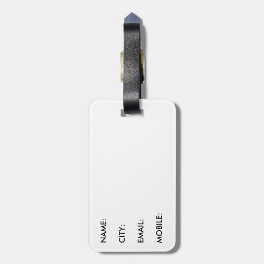 Resistentie is NIET bruikbaar Bagagelabel (Achterkant verticaal)