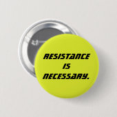 resistentie is noodzakelijk ronde button 5,7 cm (Voorkant /achterkant)