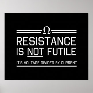 Resistentie Is Not Futin Poster