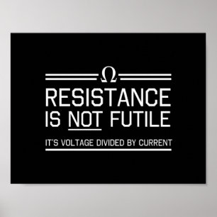 Resistentie Is Not Futin Poster