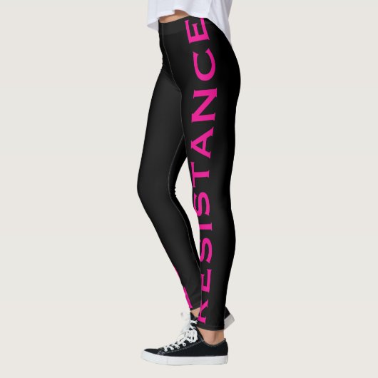 Resistentie Roze zwarte resistentie Leggings (Links)