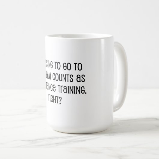 Resistentietraining Koffiemok (Voorkant rechts)