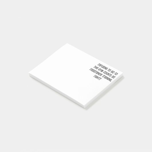 Resistentietraining Post-it® Notes (Schuin)