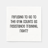 Resistentietraining Servetten (Voorkant)