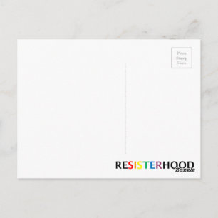 Resisterhood postcard briefkaart