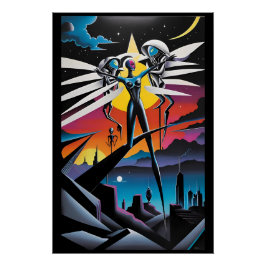 Resisting the Angels of Fortune Perfect Poster