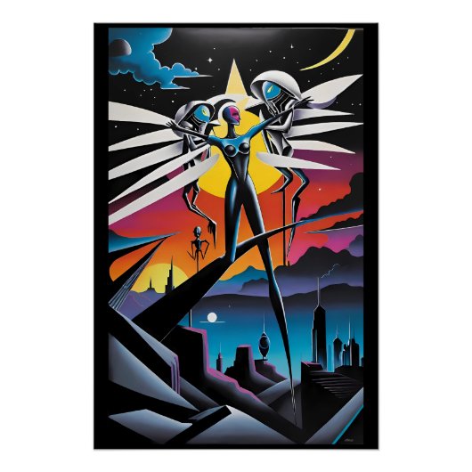 Resisting the Angels of Fortune Perfect Poster (Voorkant)