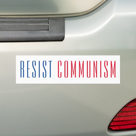 Resistisch communisme bumpersticker (Op auto)