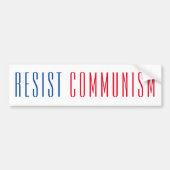 Resistisch communisme bumpersticker (Voorkant)