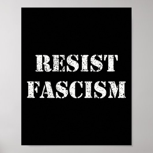 Resistisch fascisme poster (Voorkant)