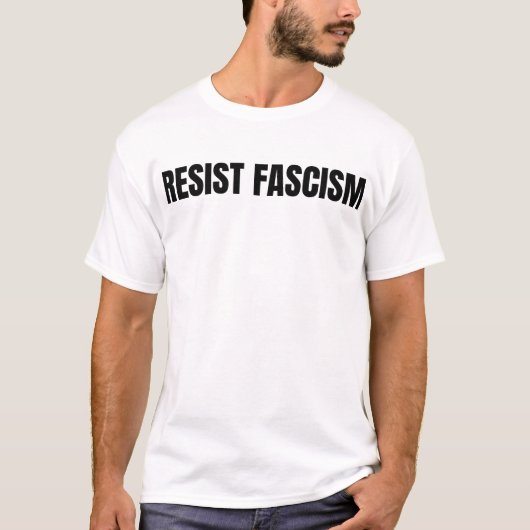 Resistisch fascisme t-shirt (Voorkant)