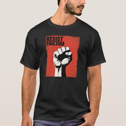 Resistisch fascisme t-shirt (Voorkant)