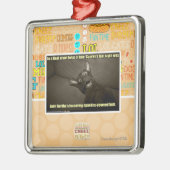 Resky's laatste zicht metalen ornament (Links)