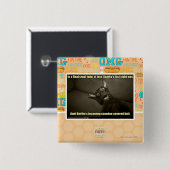 Resky's laatste zicht vierkante button 5,1 cm (Voorkant /achterkant)