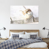 Resollen - na de transatlantische betrekkingen canvas afdruk (Insitu (Slaapkamer))