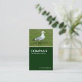 Resolute Seagull - Donkergroen Visitekaartje (Staand voorkant)