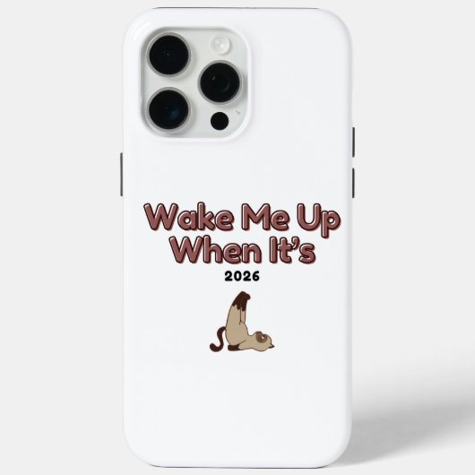 Resolutie 2025 Case-Mate iPhone case (Achterkant)