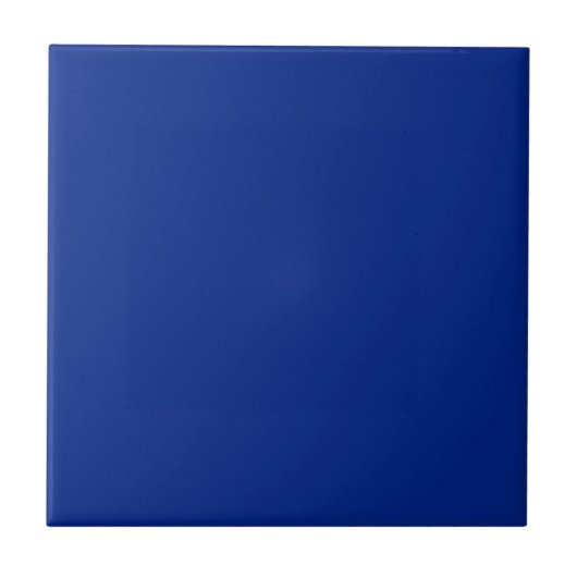 Resolutie Blue Solid Color Tile Tegeltje (Voorkant)