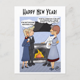 Resolutie over nieuwe jaren briefkaart