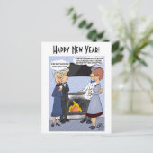 Resolutie over nieuwe jaren briefkaart (Staand voorkant)