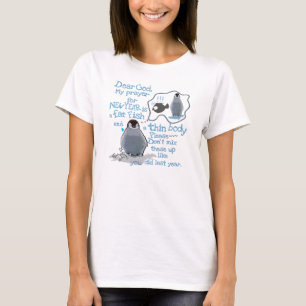 Resolutie van het Baby Penguin over het nieuwe jaa T-shirt