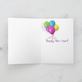 Resolutie van het nieuwe jaar feestdagen kaart (Binnen)