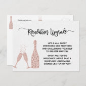 Resolutie van het nieuwe jaar: upgrade Motivatie Briefkaart (Voorkant / Achterkant)