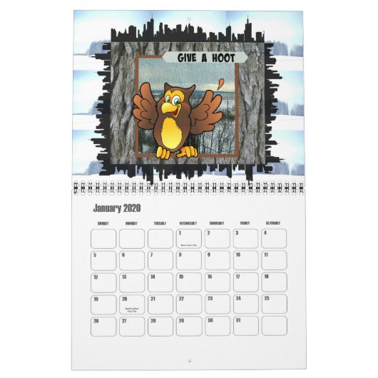 Resoluties voor Humans Agenda (middelgroot) Kalender (Jan 2020)