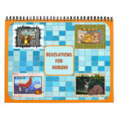 Resoluties voor Humans Agenda (middelgroot) Kalender (Hoes)
