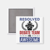 Resolved Debate Team is een Geweldige debat Magneet (Voorkant / Achterkant)