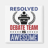Resolved Debate Team is een Geweldige debat Magneet (Voorkant)