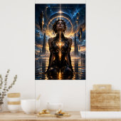 Resona-0145 Hemelse Godin Poster (Keuken)
