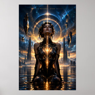 Resona-0145 Hemelse Godin Poster