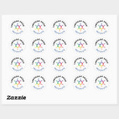 Resonate Cirkelsticker Ronde Sticker (Vel)
