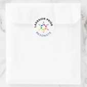 Resonate Cirkelsticker Ronde Sticker (Tas)