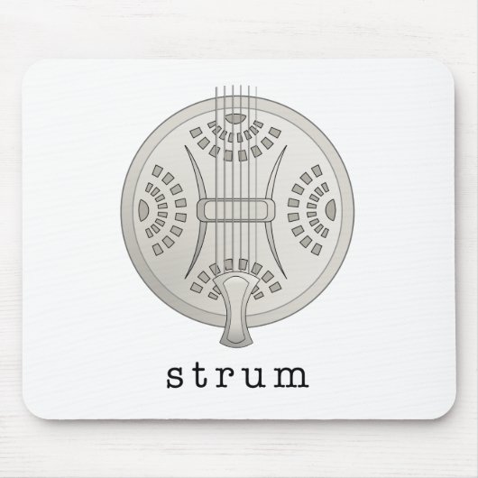 Resonator Guitar Muismat (Voorkant)