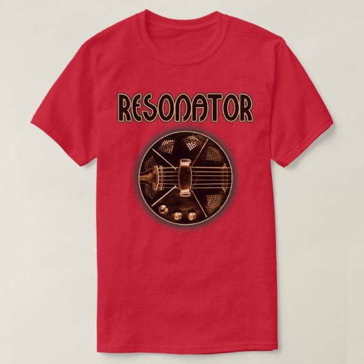 Resonator Guitar T-shirt (Design voorkant)