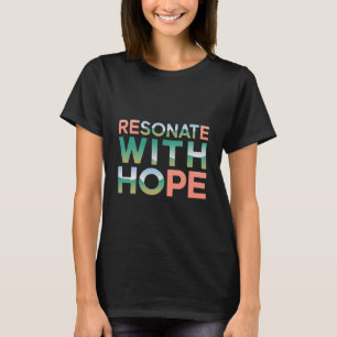 Resoneren met hoop t-shirt