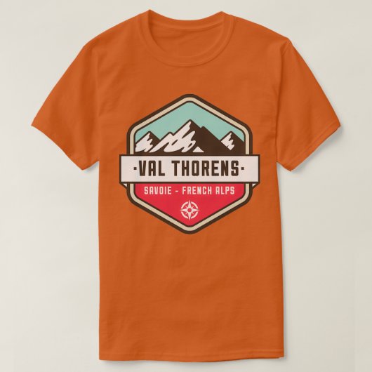 Resort Alps Val Thorens T-shirt (Design voorkant)