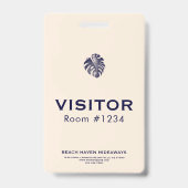 Resort bedrijfscentrum voor bezoekers van badge (Voorzijde)