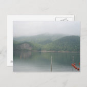 resort in het blauwe bergmeer briefkaart (Voorkant / Achterkant)